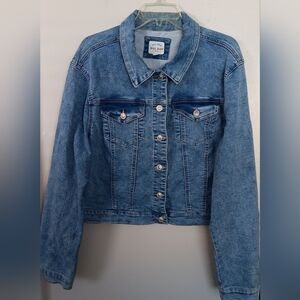 Wax Jeans Classic Blue Jean Jacket Sz 2XL